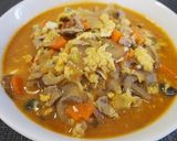 豚汁で辛ラーメン作り方5写真