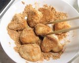 揚げパン風　揚げ焼き豆腐ドーナツ作り方9写真
