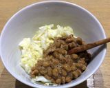 酢キャベツ+納豆作り方3写真
