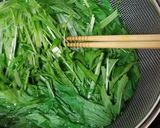 水菜❣ズボラな茹で方Wおひたしに♬作り方3写真