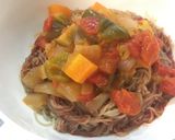 ふるる冷麺ラタトゥイユのせ作り方4写真