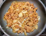 玉ねぎと豚肉の甘辛丼作り方5写真