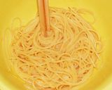 カルボナーラ美味和風☆チーズとかつお醤油作り方9写真