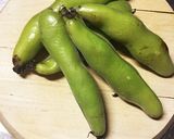 妊活★そら豆とバナナのスムージー作り方1写真