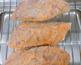 いなだ（はまち）の胡麻味噌マヨ焼き作り方2写真
