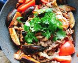 豚肉と茄子トマトのナンプラー炒め作り方10写真