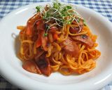 ナポリタン(自家製パスタ麺)作り方12写真