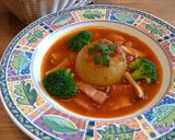 まるごと新玉ねぎの肉詰め★トマトソース煮作り方14写真