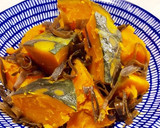 昆布の旨味☆かぼちゃと昆布の煮物作り方3写真