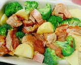 チキンのにんにく醤油パン粉焼き♡作り方2写真
