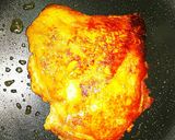 クリスマスに！パリパリ飴色もも照り焼き作り方6写真