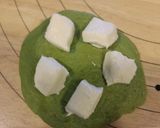 ふわふわ宇治抹茶パンinクリームチーズ作り方3写真