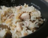 鶏とキノコの醤油バター炊き込みご飯作り方15写真