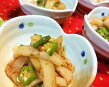 １分【シャキシャキ長芋の磯辺わさび醤油】作り方13写真