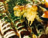 残った刺身のつまをお好み焼き風に作り方8写真