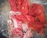 牛肉のトマト炒め作り方1写真