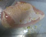 鶏もも肉のたれ焼き　木の芽添え作り方1写真