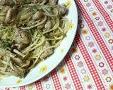 ✿鶏肉としめじの❀バルサミコ酢パスタ✿作り方4写真