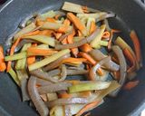 山ウドとこんにゃくのきんぴら作り方7写真