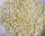 甘辛餡の天津飯をキャベツ炒飯で☆作り方2写真