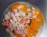甘辛餡の天津飯をキャベツ炒飯で☆作り方5写真