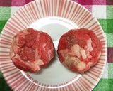 お弁当に！輸入牛肉の爆弾ステーキ！作り方2写真