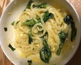 超簡単 旨い カルボナーラうどん作り方5写真