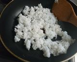 【男飯】明太子の炒飯【焦がし醤油】作り方4写真