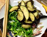 ナスと挽き肉の炒め、チーズ乗せ作り方5写真