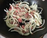 ナスと挽き肉の炒め、チーズ乗せ作り方6写真
