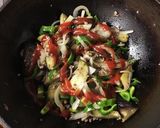 ナスと挽き肉の炒め、チーズ乗せ作り方7写真