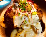 肉汁溢れるハンバーグきのこクリームソース作り方18写真