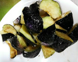 ＊揚げ茄子と揚げ鶏のカレー塩かけ＊作り方1写真
