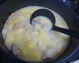 じゃがいもと玉葱と鶏肉のミルク煮作り方4写真