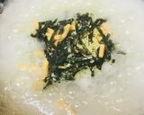 かんたんおかゆ●お茶漬けふりかけ粥作り方2写真