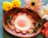 お花の目玉焼き♪作り方5写真