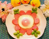 お花の目玉焼き♪作り方7写真