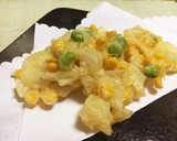 玉ねぎとコーンと枝豆の簡単かき揚げ♡作り方4写真