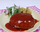 鮭とお豆腐の照り焼きハンバーグ作り方8写真