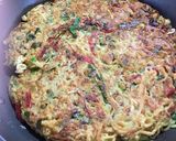 辛ラーメンでお好み焼き♪作り方4写真