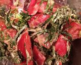 ＊大葉とトマトの生姜胡麻マヨ和え＊作り方2写真