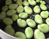 空豆のしらす素干し海老の煮物作り方5写真