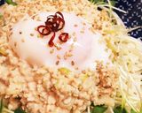 *うまい!豆乳鶏坦々麺〜温玉のせ*作り方5写真