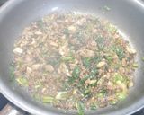 簡単！バーグ風味そぼろ☆舞茸ほうれん草作り方4写真
