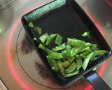 納豆と絹さやの卵まぜご飯作り方2写真