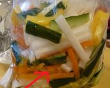 らっきょう酢で簡単すぎる野菜の甘酢漬け作り方3写真