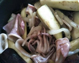 おぼれイカ☆イカと茄子･豆のトマト煮込み作り方5写真