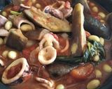 おぼれイカ☆イカと茄子･豆のトマト煮込み作り方7写真