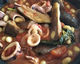 おぼれイカ☆イカと茄子･豆のトマト煮込み作り方7写真