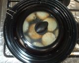 山芋ステーキ♪山芋焼く大葉のせ作り方4写真